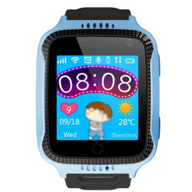 ساعة ذكية للأطفال تعمل باللمس ، تعمل بنظام GPS للأطفال ، ساعة ذكية ضد الضياع