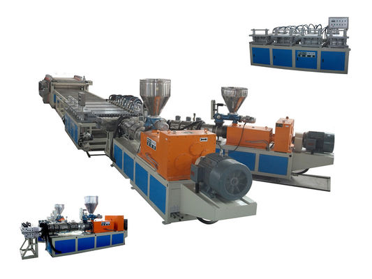 915mm 1220mm لوحة الجدار آلة مجلس WPC / نافذة 55KW الملف ماكينة، 37 كيلو واط
