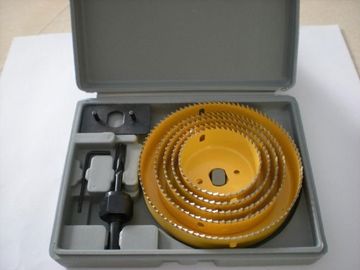 البلاستيك قطع 8PC حفر حفرة 76MM المنشار 64mm و، والكربون الصلب والأسنان صلابة