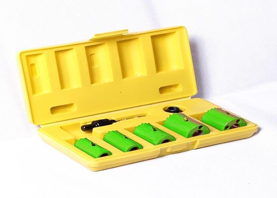 7PC بي تقطيع المعادن هول المنشار الفولاذ المقاوم للصدأ، 32MM 38MM القطر كبير هول