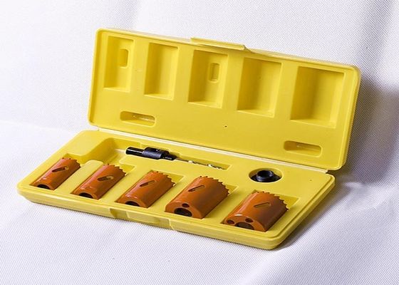 7PC بي تقطيع المعادن هول المنشار الفولاذ المقاوم للصدأ، 32MM 38MM القطر كبير هول