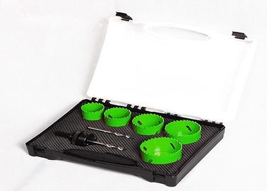 وشهدت 7PC الفولاذ المقاوم للصدأ ثنائية المعدن هول 38MM 44mm و2 بوصة 2.5 بوصة مع الطيار المثقاب / العرش