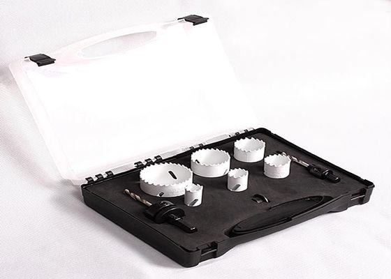 الكهربائيين ثنائية المعدن هول المنشار حفر مع مجموعة 38MM قطع العمق، حالة من البلاستيك