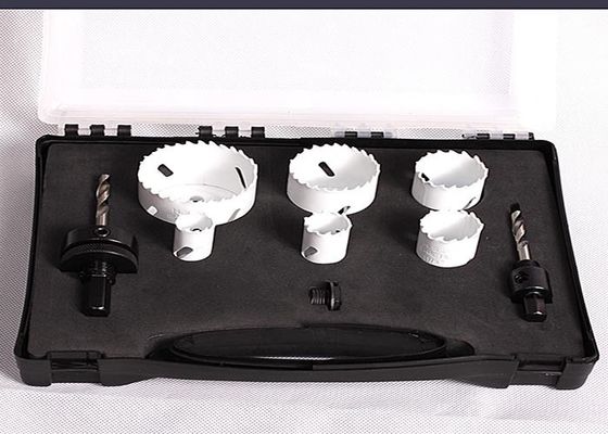 الكهربائيين ثنائية المعدن هول المنشار حفر مع مجموعة 38MM قطع العمق، حالة من البلاستيك