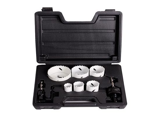 9PC كبيرة القطر 22mm و - المنشار 64mm والأحرار ثنائي المعدن هول تعيين لقطع المعادن