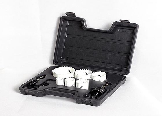 9PC كبيرة القطر 22mm و - المنشار 64mm والأحرار ثنائي المعدن هول تعيين لقطع المعادن