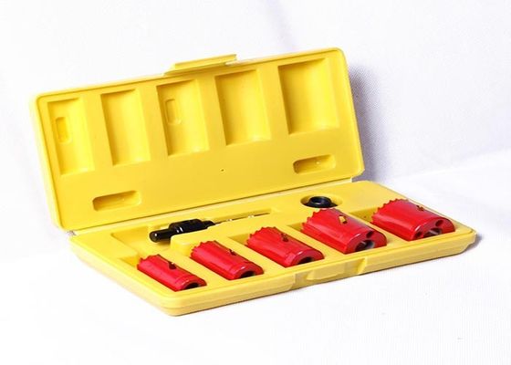 وشهدت 7PC الأحرار ثنائية المعدن ثقب الفولاذ المقاوم للصدأ M3 / M42 مع العرش / محول