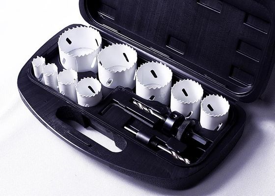 وشهدت الأبيض 1-3 / 8 &quot;2&quot; الأسنان الجميلة ثنائية المعدن ثقب أدوات قطع للأرضيات الخشب الصلب