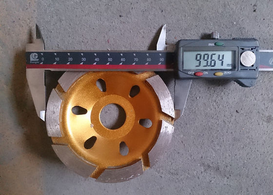 4"معدن ماس يطحن أسطوانة مادّيّ يطحن نصل فنجان عجل