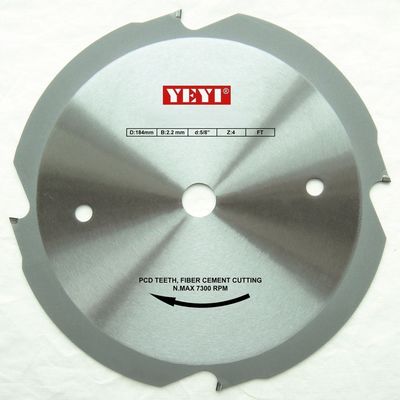 وشهدت المهنية الصناعية 184mm PCD بليد / الألياف الاسمنت شفرة المنشار
